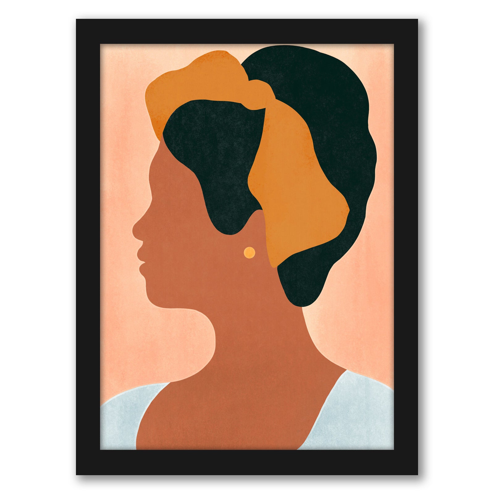 Hang Loose I by Annie Warren by World Art Group - Black Framed Print - Wall Art - Americanflat