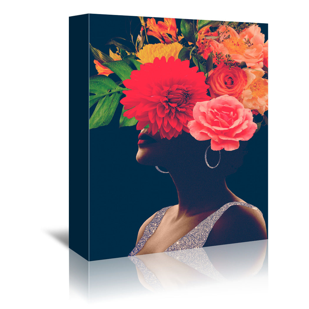 Fleur Collage I by Victoria Borges by World Art Group - Wrapped Canvas - Wrapped Canvas - Americanflat