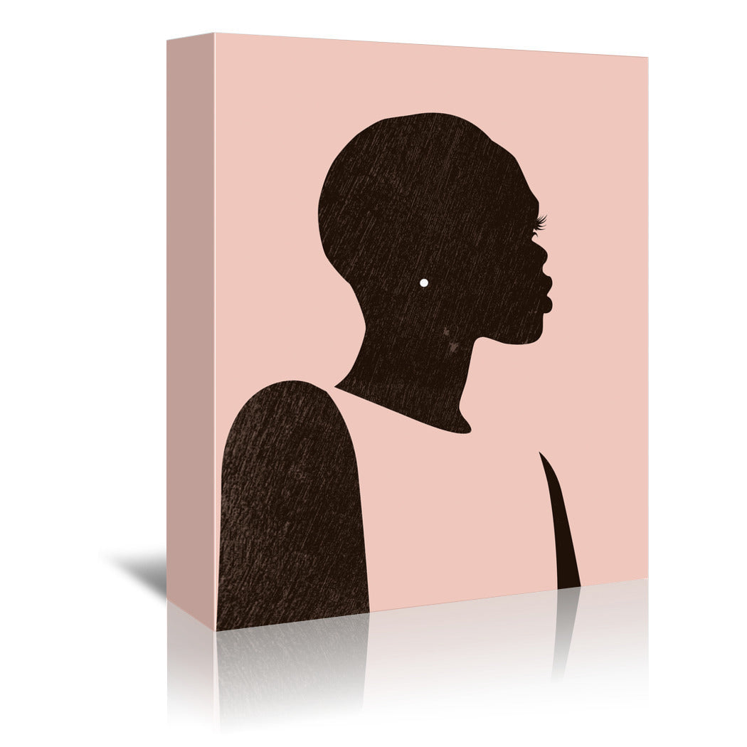 Pink Silhouette II by Jennifer Paxton Parker by World Art Group - Wrapped Canvas - Wrapped Canvas - Americanflat