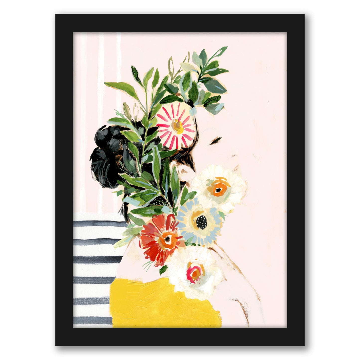 Grow Your Own Way I by Victoria Borges by World Art Group - Black Framed Print - Wall Art - Americanflat