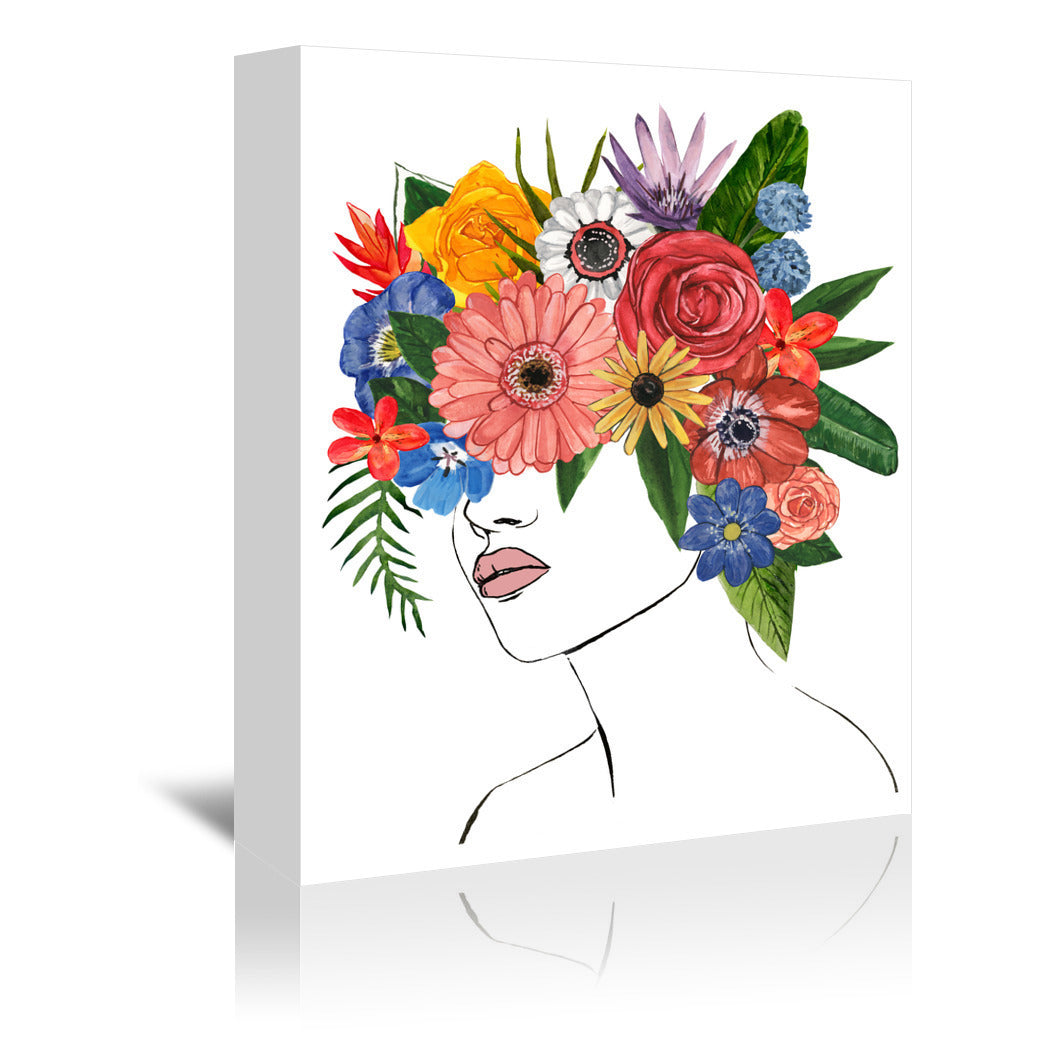 Flower Lady II by Annie Warren by World Art Group - Wrapped Canvas - Wrapped Canvas - Americanflat