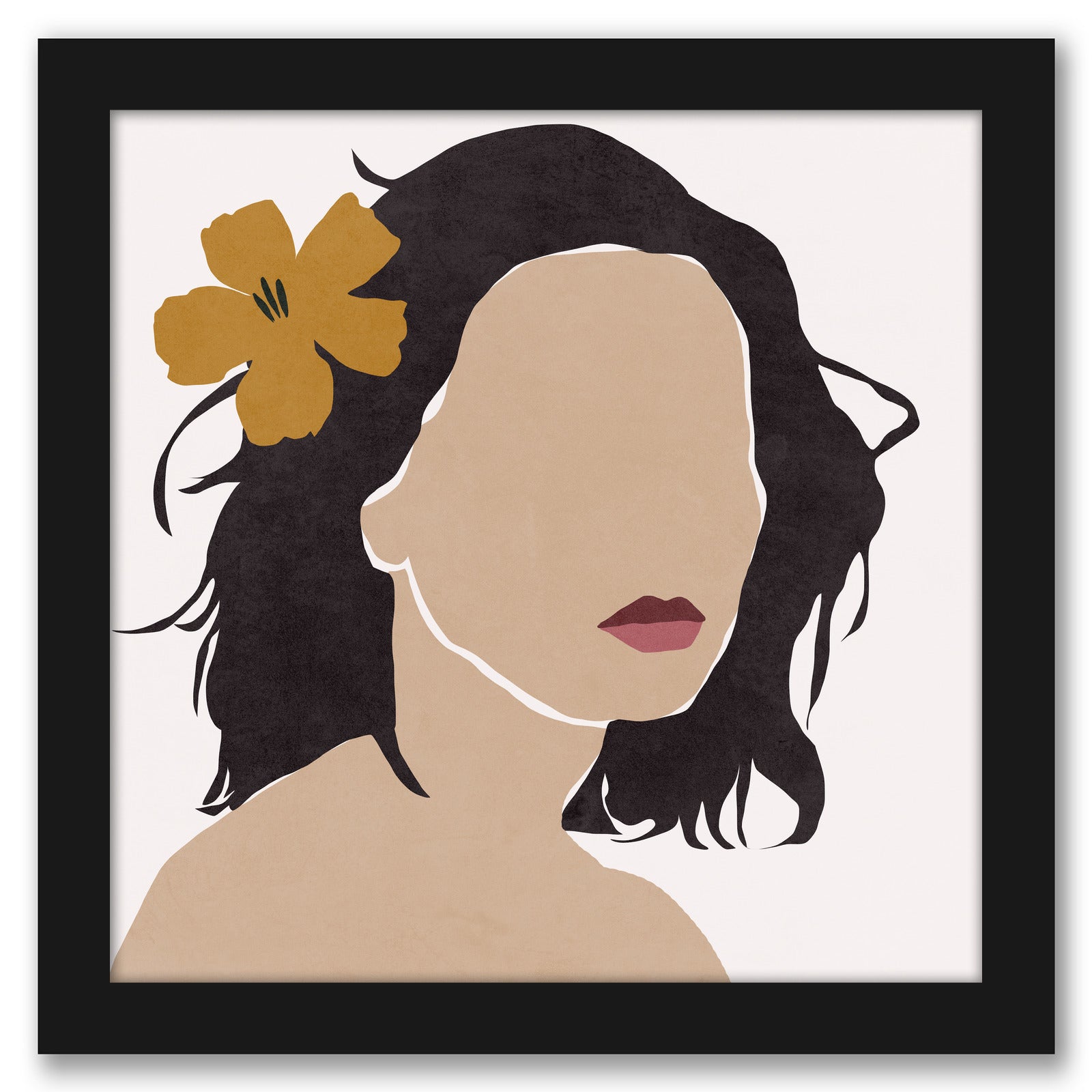 Go On III by Melissa Wang by World Art Group - Black Framed Print - Wall Art - Americanflat