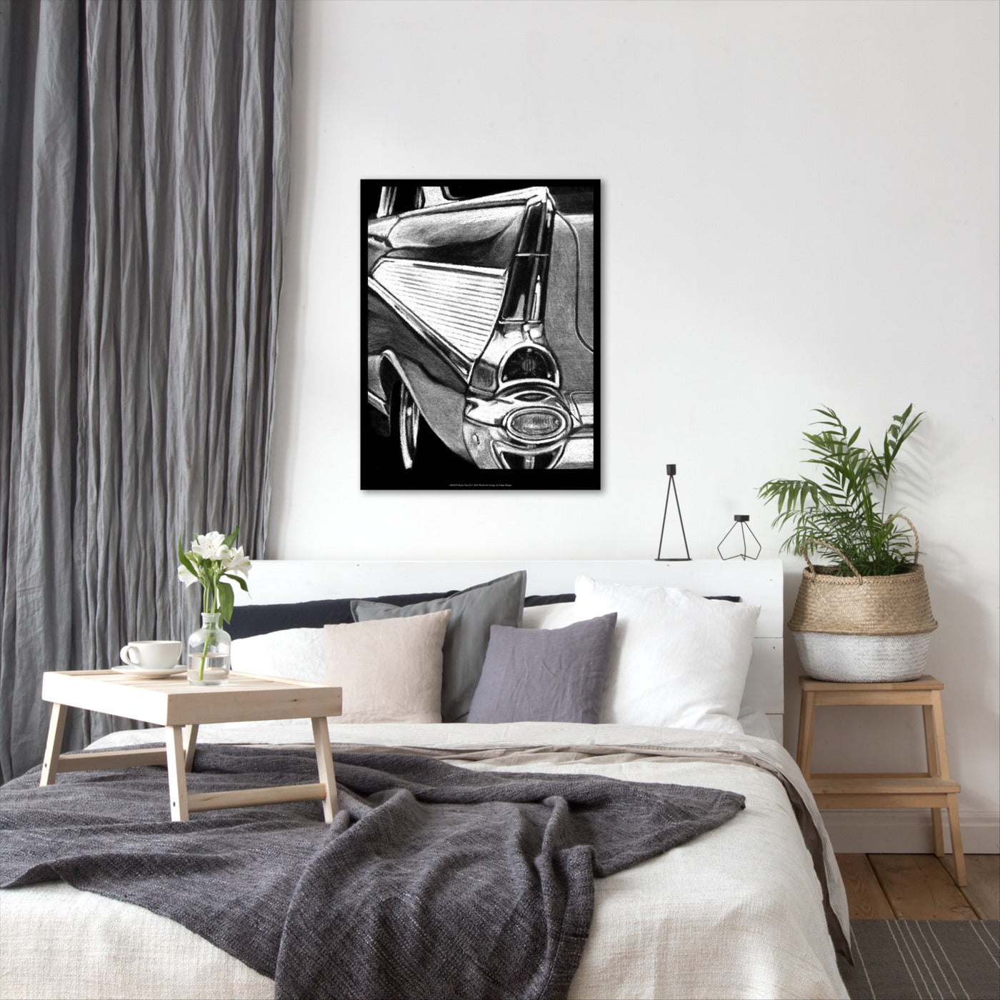 Retro Fins II by Ethan Harper by World Art Group - Wrapped Canvas - Wrapped Canvas - Americanflat