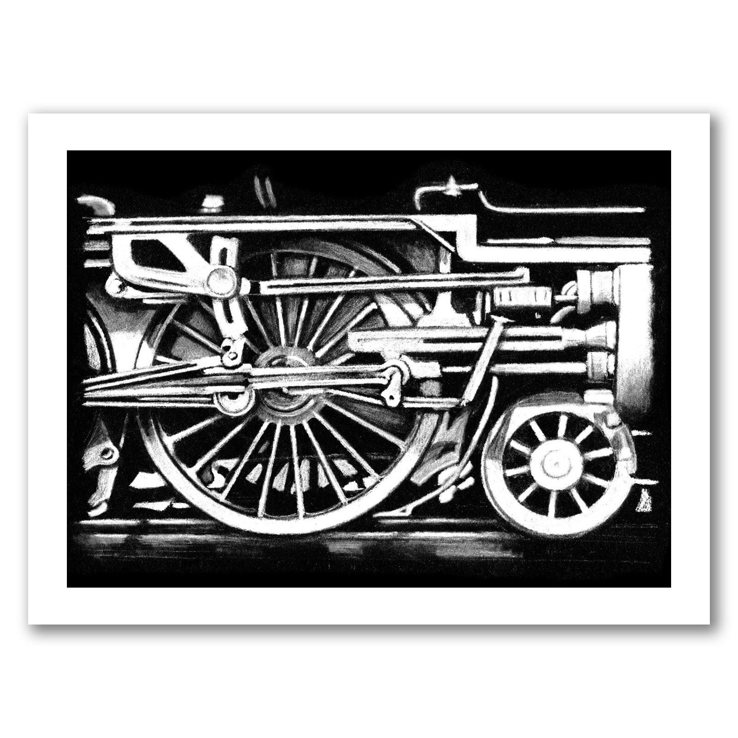 Locomotive Detail II by Ethan Harper by World Art Group - Framed Print - Americanflat