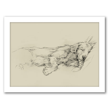 Dog Days III by Ethan Harper by World Art Group - White Framed Print - Wall Art - Americanflat
