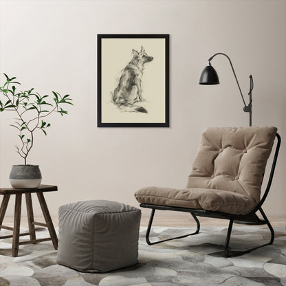 Puppy Dog Eyes V by Ethan Harper by World Art Group - Black Framed Print - Wall Art - Americanflat