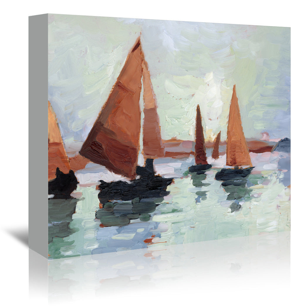 Sunset Harbor I by Ethan Harper by World Art Group - Wrapped Canvas - Wrapped Canvas - Americanflat