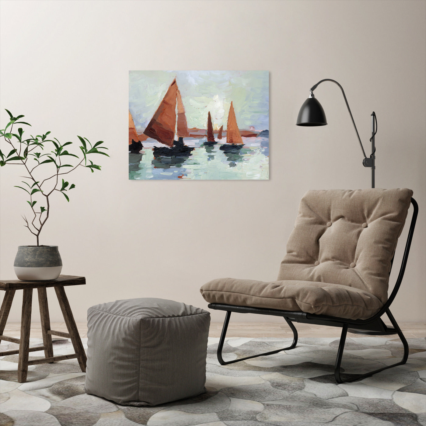 Sunset Harbor I by Ethan Harper by World Art Group - Wrapped Canvas - Wrapped Canvas - Americanflat