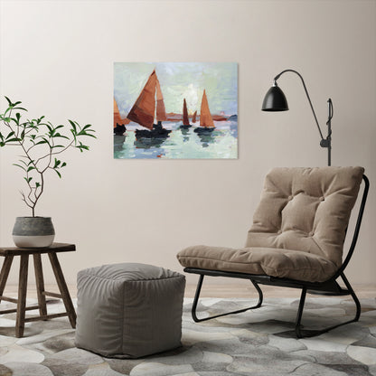 Sunset Harbor I by Ethan Harper by World Art Group - Wrapped Canvas - Wrapped Canvas - Americanflat