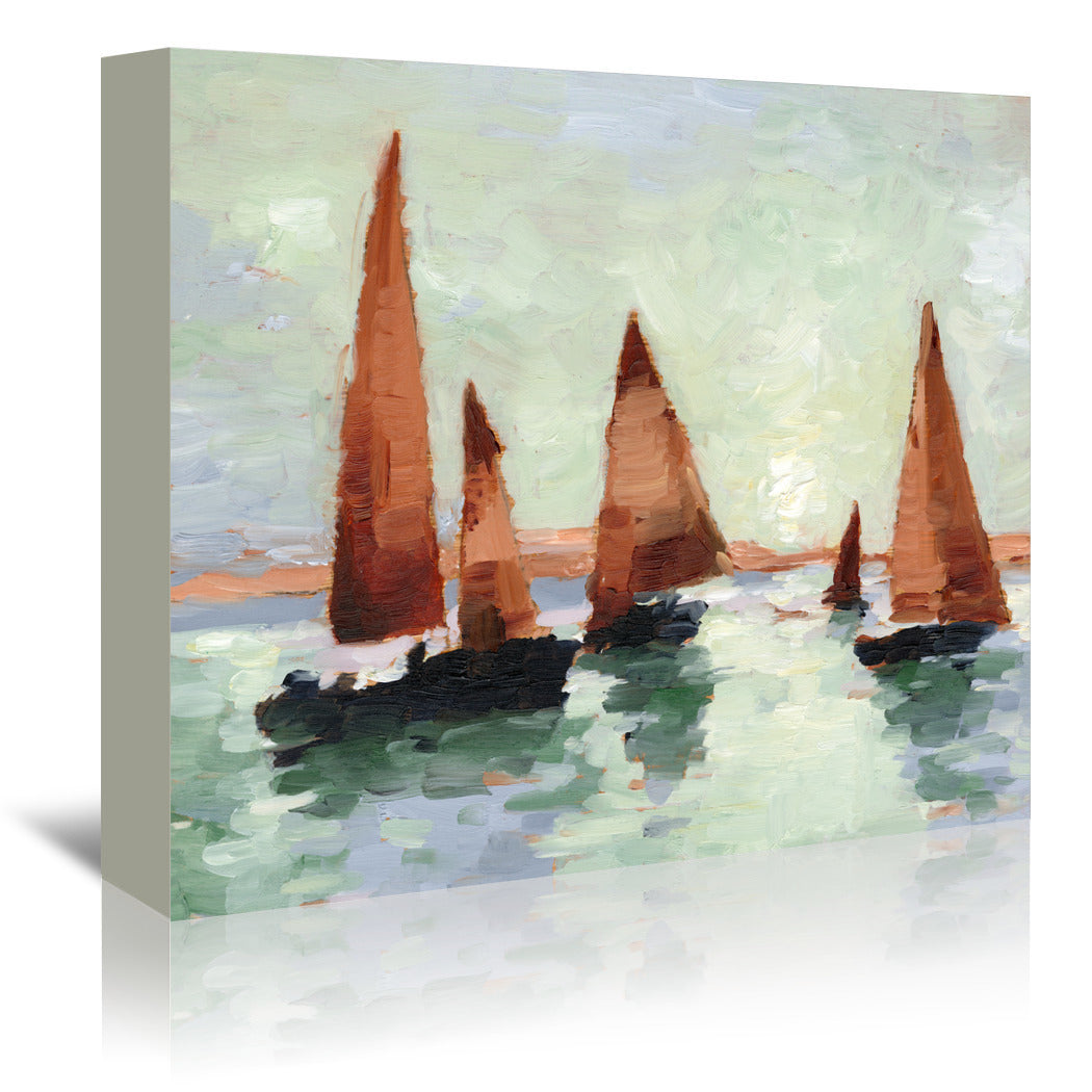 Sunset Harbor II by Ethan Harper by World Art Group - Wrapped Canvas - Wrapped Canvas - Americanflat