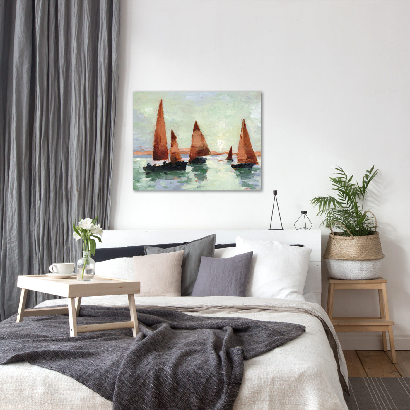 Sunset Harbor II by Ethan Harper by World Art Group - Wrapped Canvas - Wrapped Canvas - Americanflat