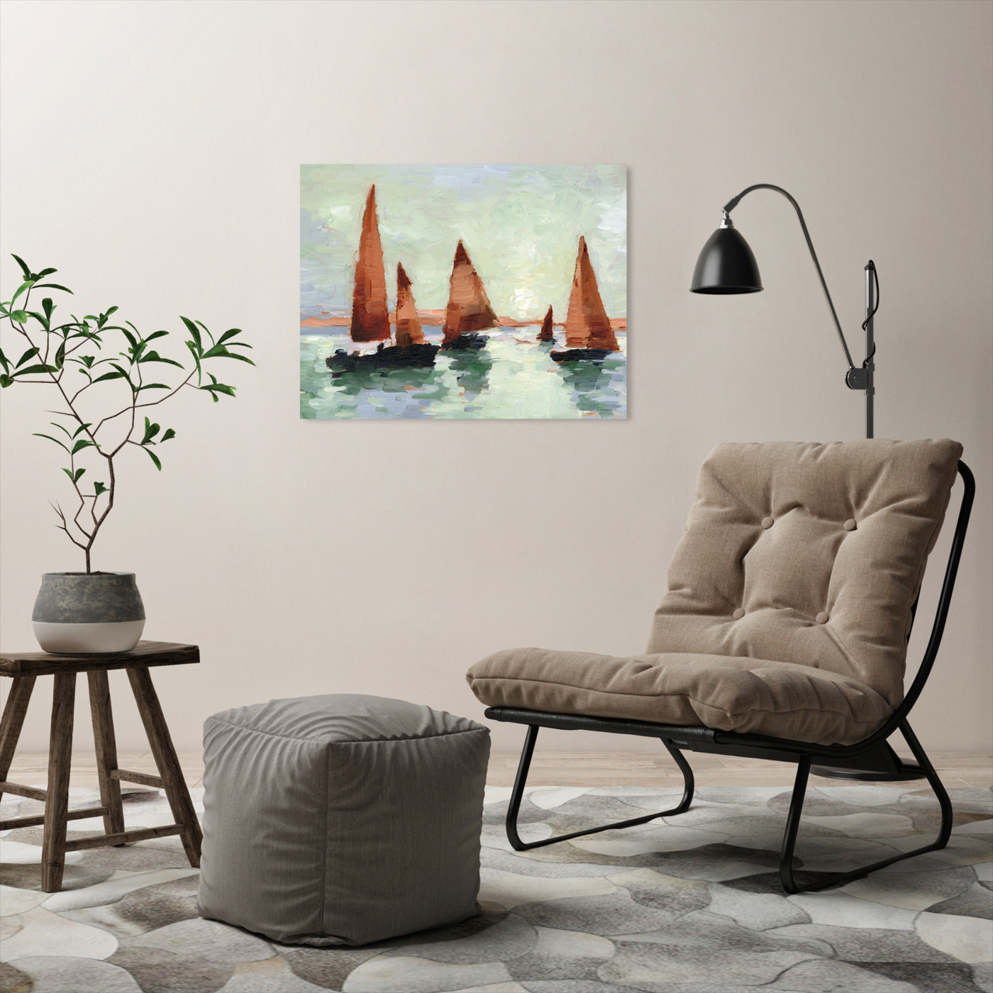 Sunset Harbor II by Ethan Harper by World Art Group - Wrapped Canvas - Wrapped Canvas - Americanflat