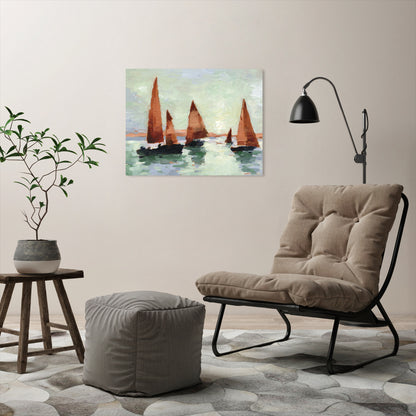 Sunset Harbor II by Ethan Harper by World Art Group - Wrapped Canvas - Wrapped Canvas - Americanflat