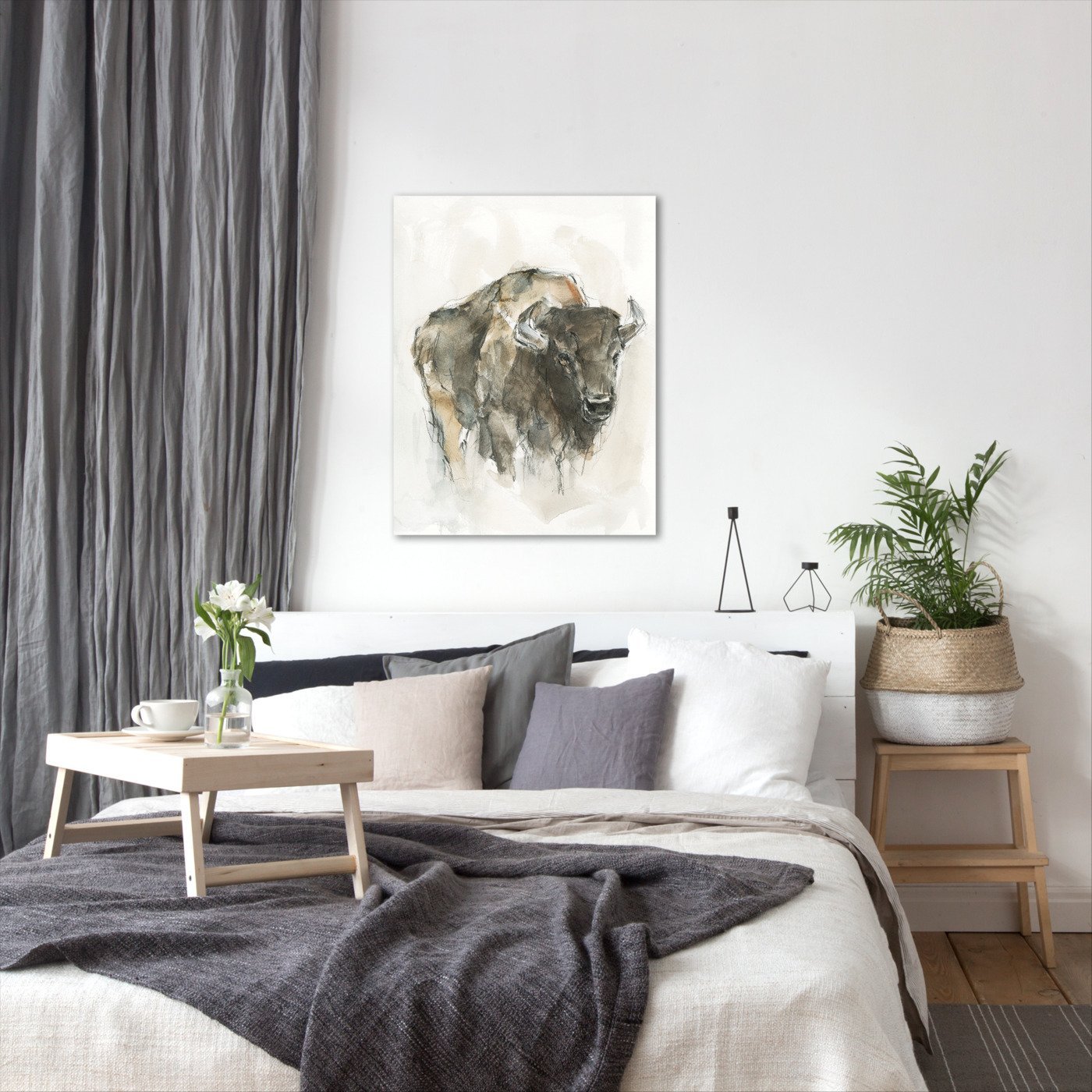 American Buffalo I by Ethan Harper by World Art Group - Wrapped Canvas - Wrapped Canvas - Americanflat