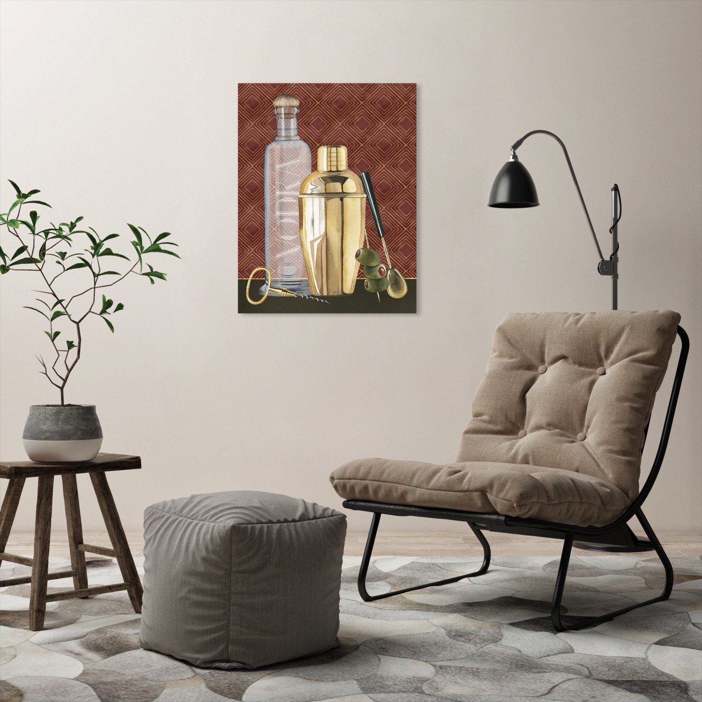 Bar Gatsby I by Grace Popp by World Art Group - Wrapped Canvas - Wrapped Canvas - Americanflat