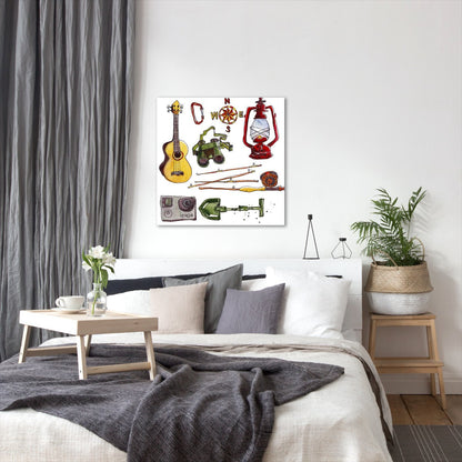 Camp Out III by Paul McCreery by World Art Group - Wrapped Canvas - Wrapped Canvas - Americanflat