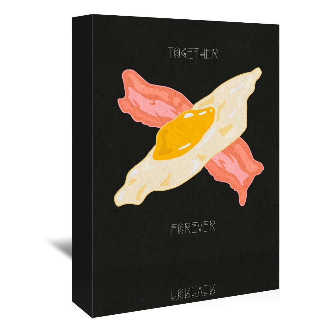 Bacon And Eggs by Laura O'Connor - Wrapped Canvas - Wrapped Canvas - Americanflat