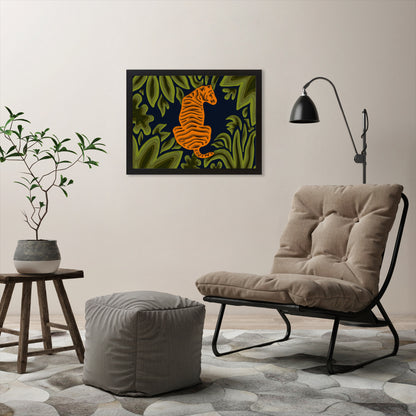 Deep In The Jungle By Laura O'Connor - Black Framed Print - Wall Art - Americanflat