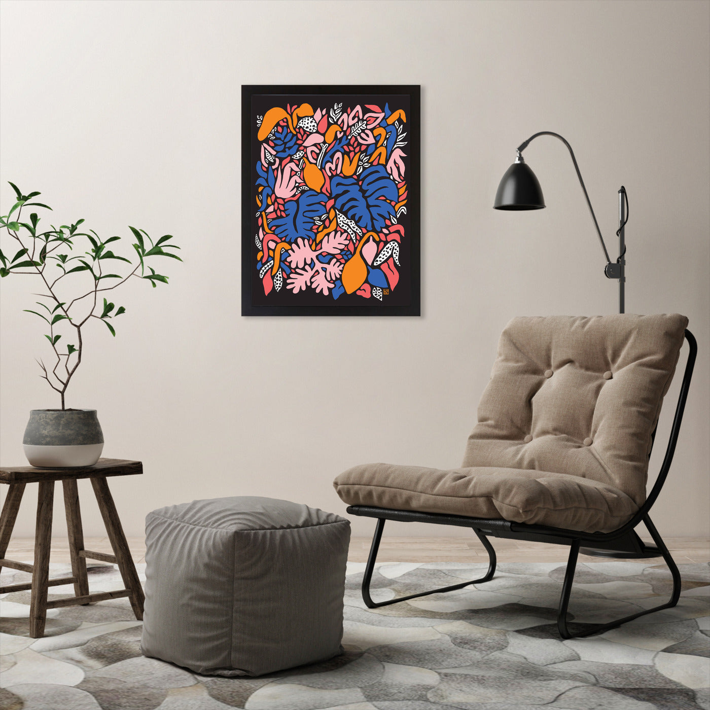 Zest By Laura O'Connor - Black Framed Print - Wall Art - Americanflat