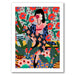 Girl Drinking Tea by Studio Grand-Pere - Framed Print - Americanflat