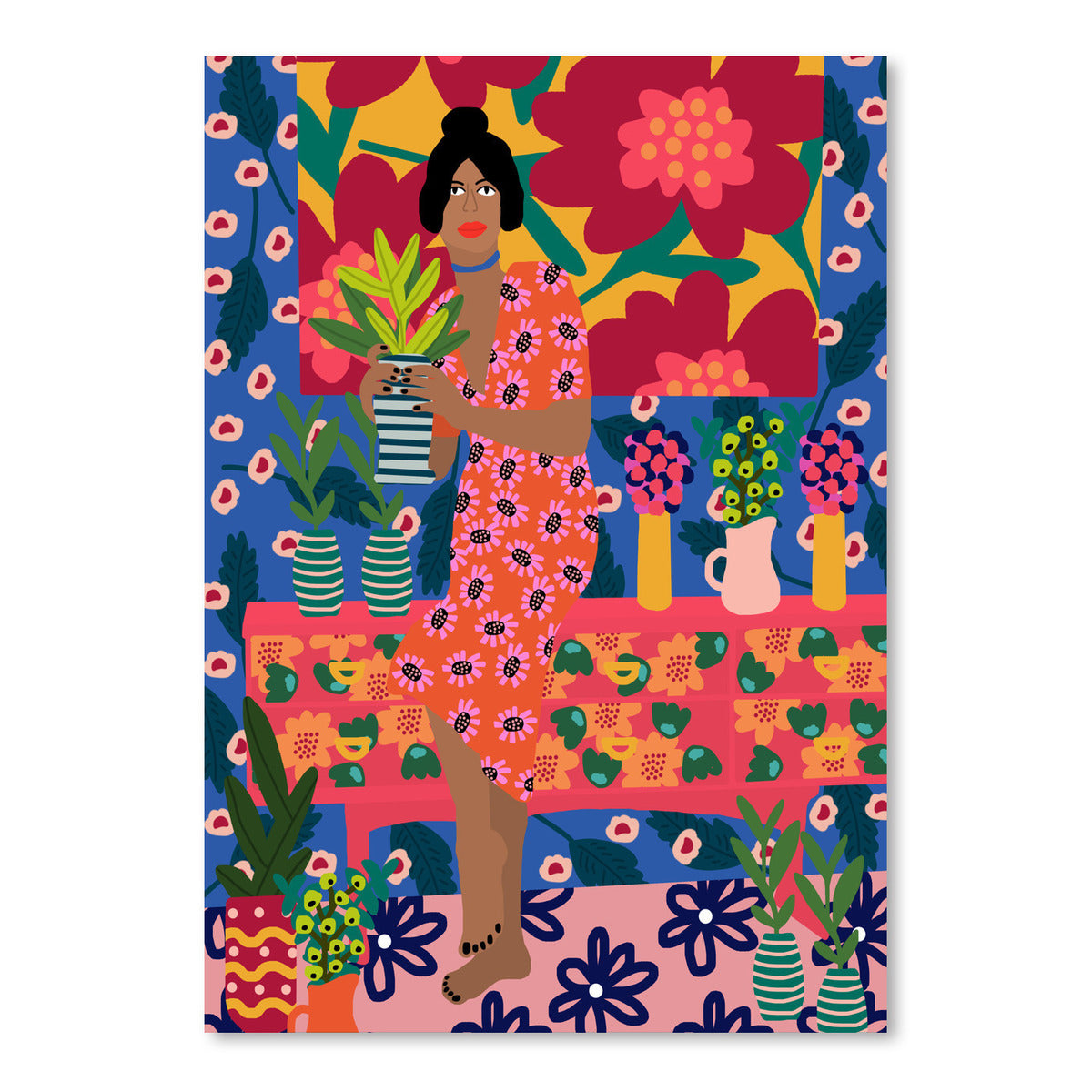 Girl Enjoying Spring by Studio Grand-Pere - Art Print - Americanflat