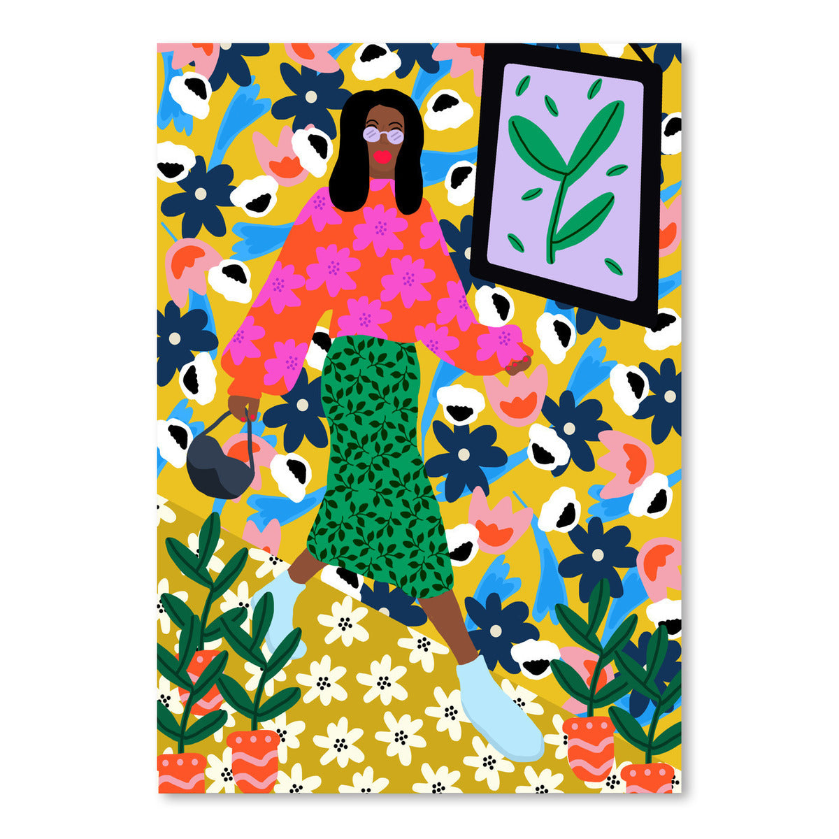 Waking Happy Everyday by Studio Grand-Pere - Art Print - Americanflat