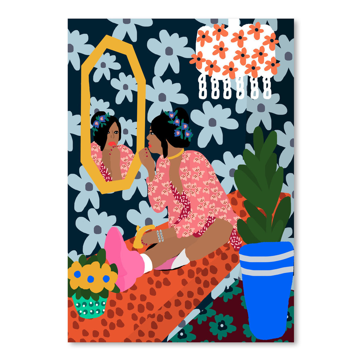 Mirror Girl by Studio Grand-Pere - Art Print - Americanflat