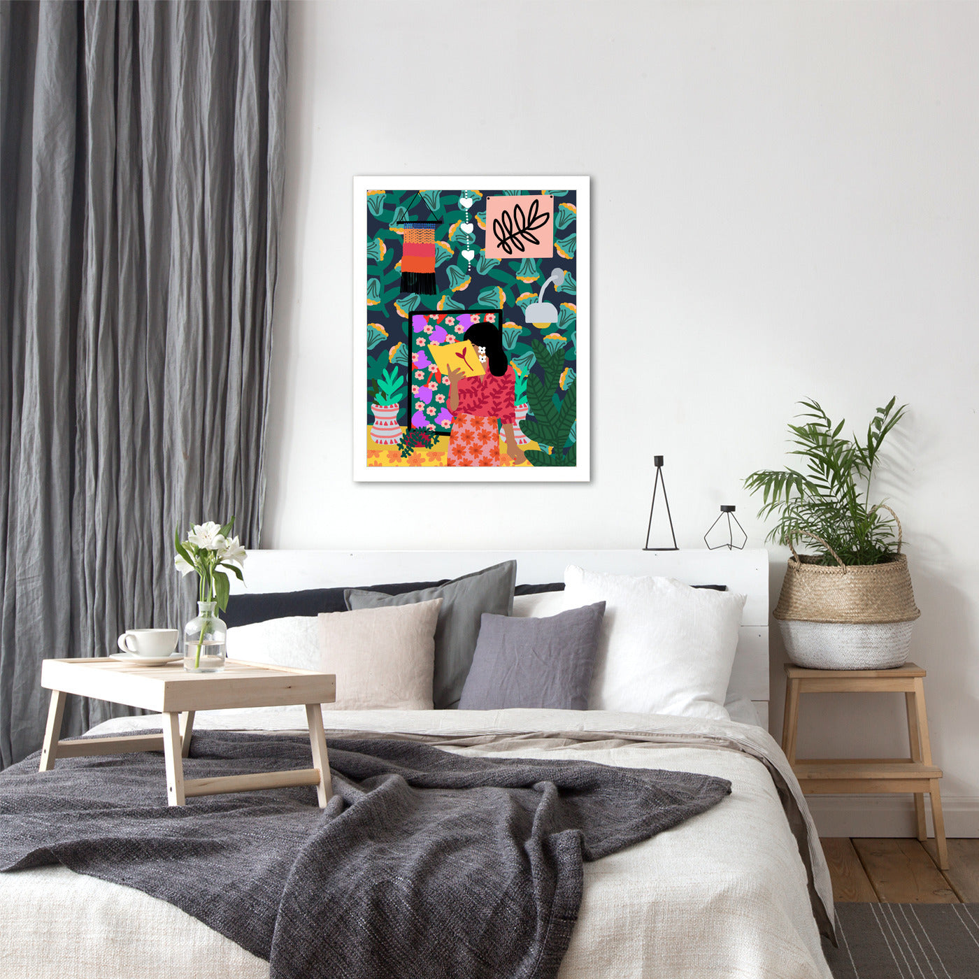 Reading All Day by Studio Grand-Pere Framed Print - Americanflat