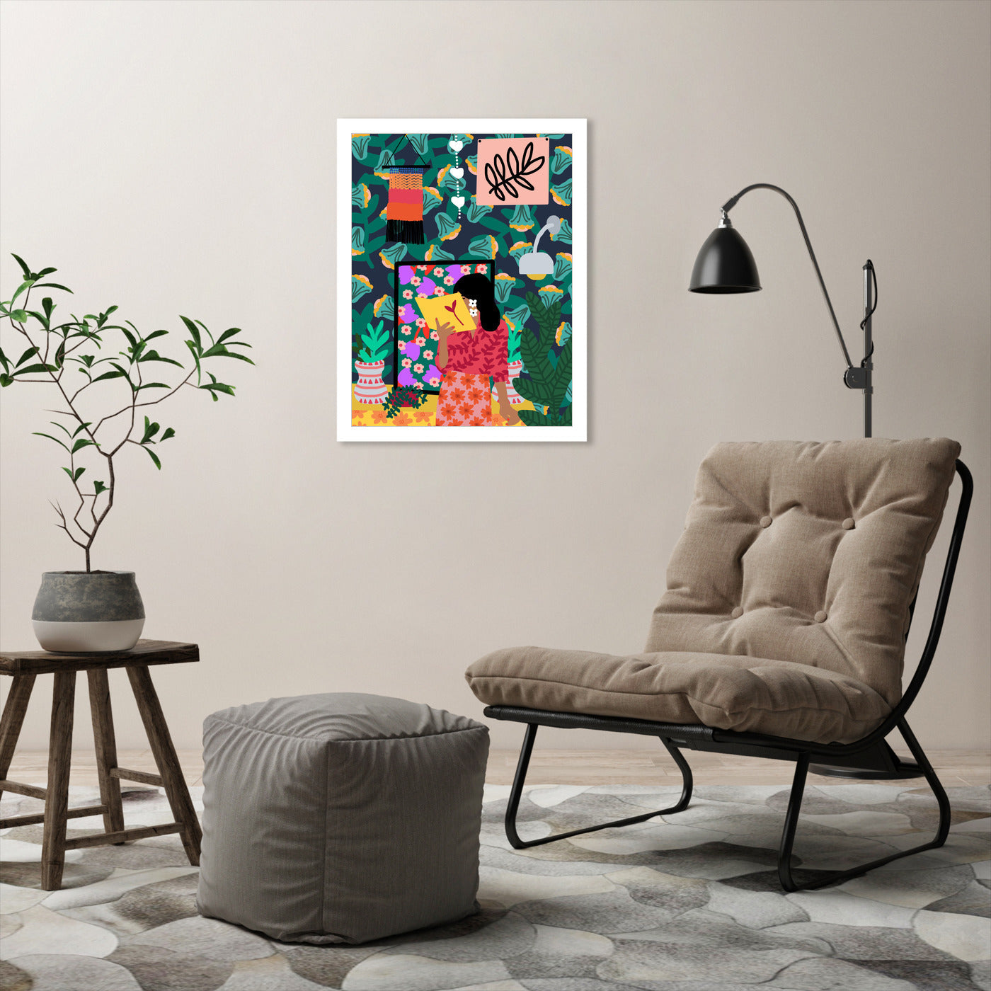 Reading All Day by Studio Grand-Pere Framed Print - Americanflat