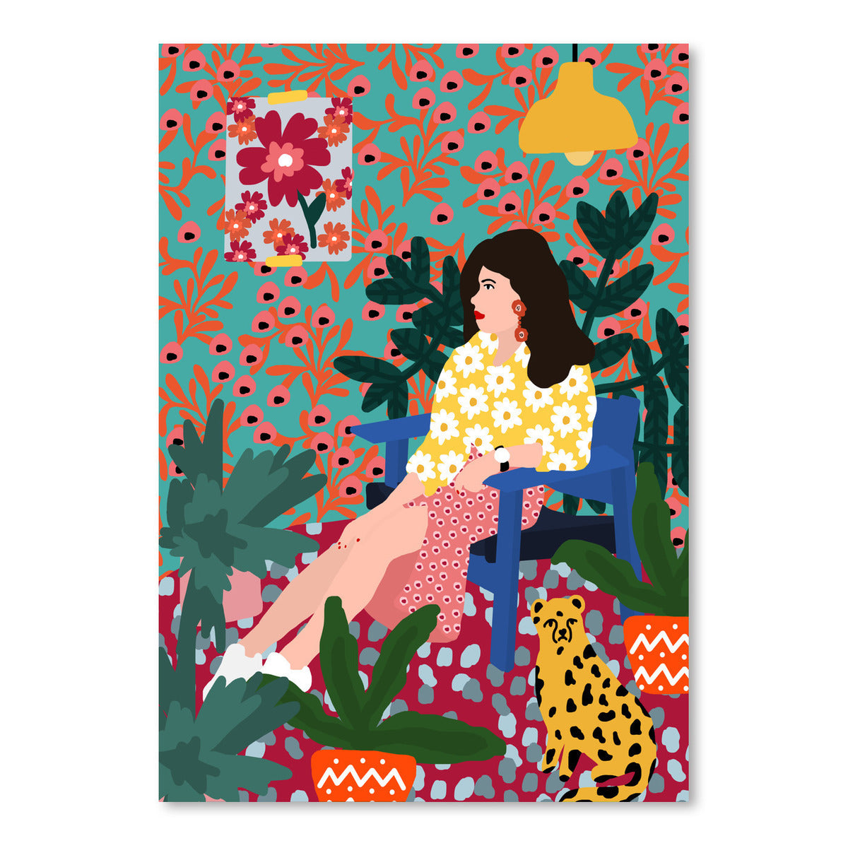 Waiting Girl by Studio Grand-Pere - Art Print - Americanflat
