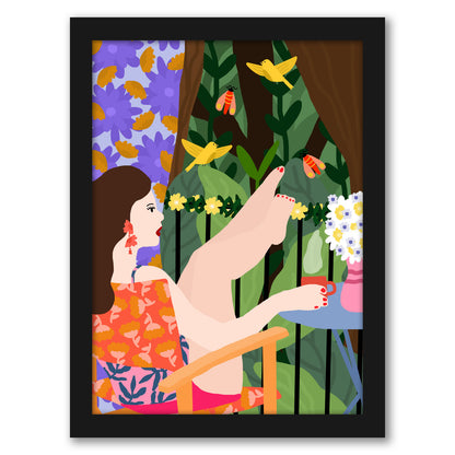 Waiting For Summer by Studio Grand-Pere Black Framed Print - Framed Print - Americanflat