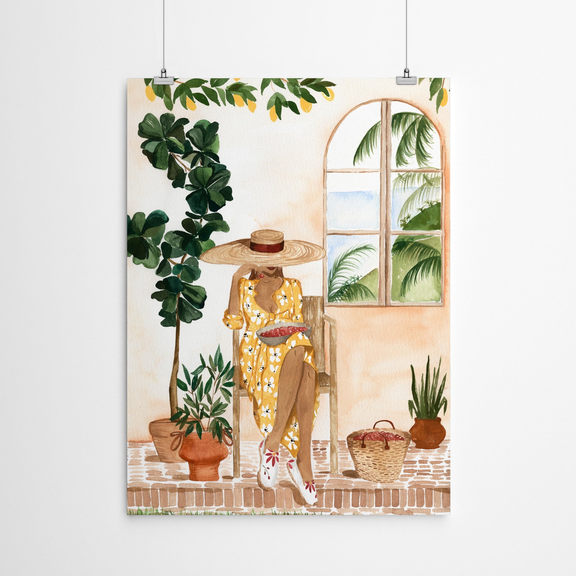 Cherries In Croatia by Sabina Fenn - Art Print, Art Print, 24" x 36"