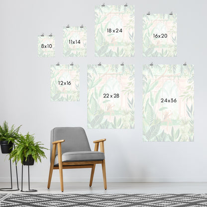 Jungle Swing by Sabina Fenn - Art Print, Art Print, 12" x 16"