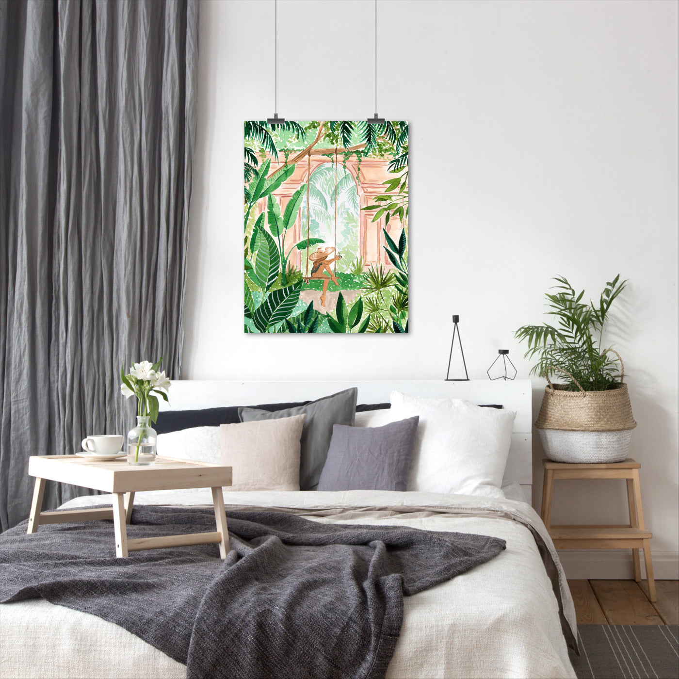 Jungle Swing by Sabina Fenn - Art Print, Art Print, 11" x 14"