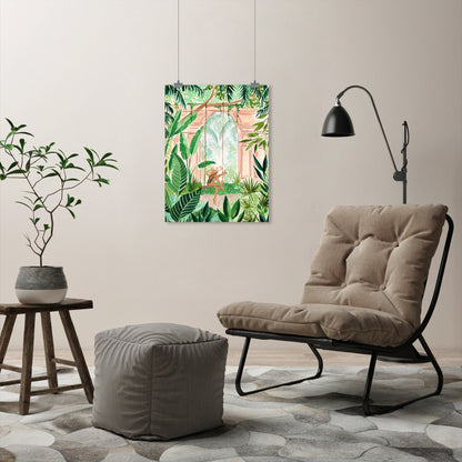 Jungle Swing by Sabina Fenn - Art Print, Art Print, 18" x 24"