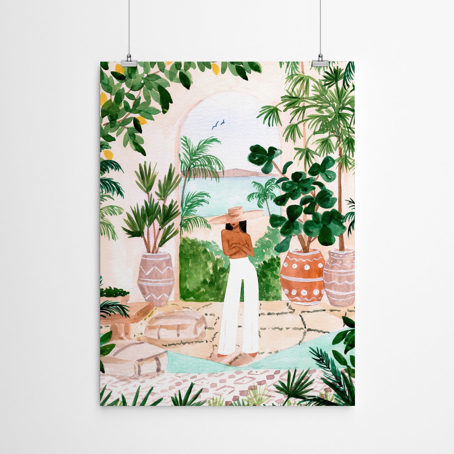 Peaceful Morocco Ii by Sabina Fenn Art Print - Americanflat