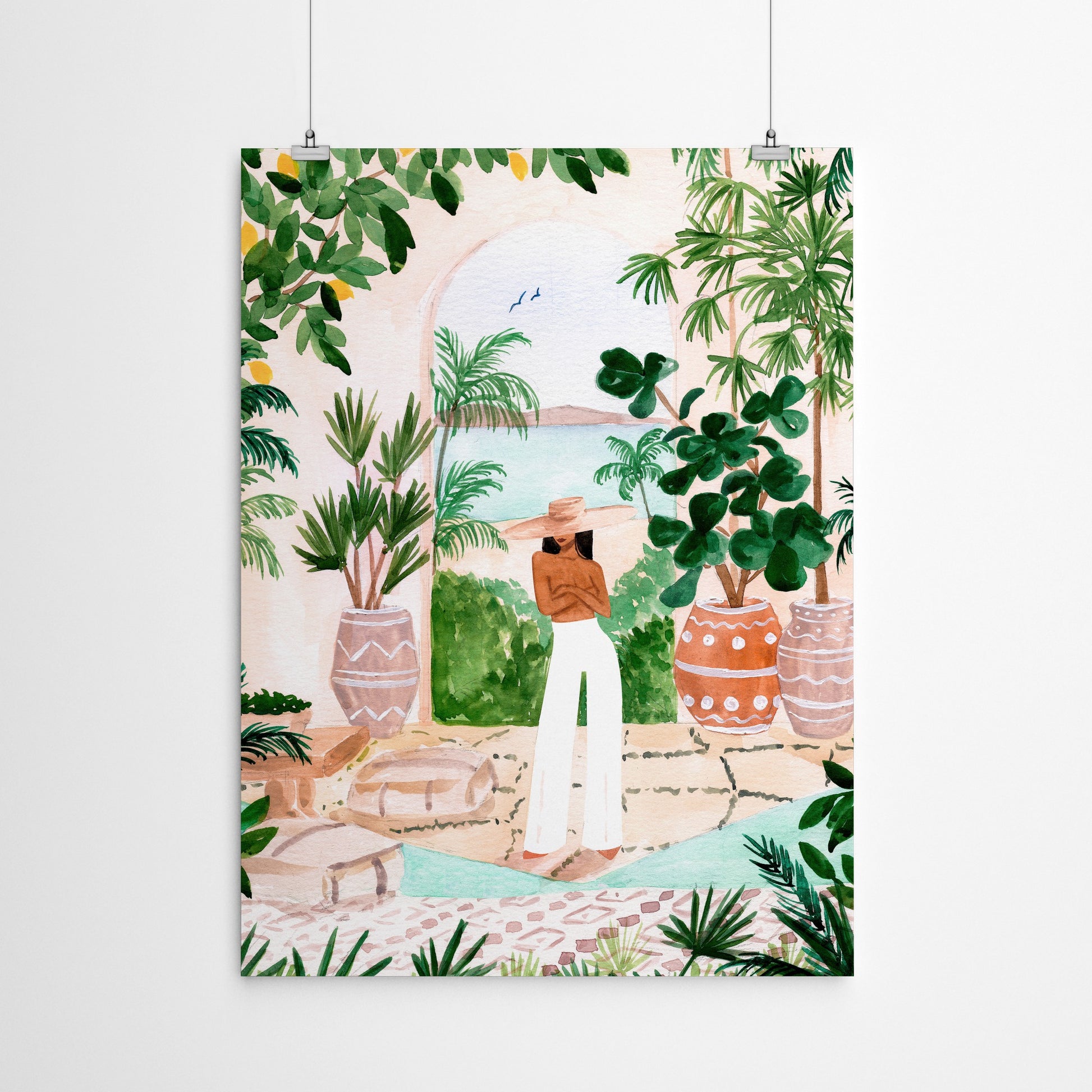 Peaceful Morocco Ii by Sabina Fenn Art Print - Americanflat