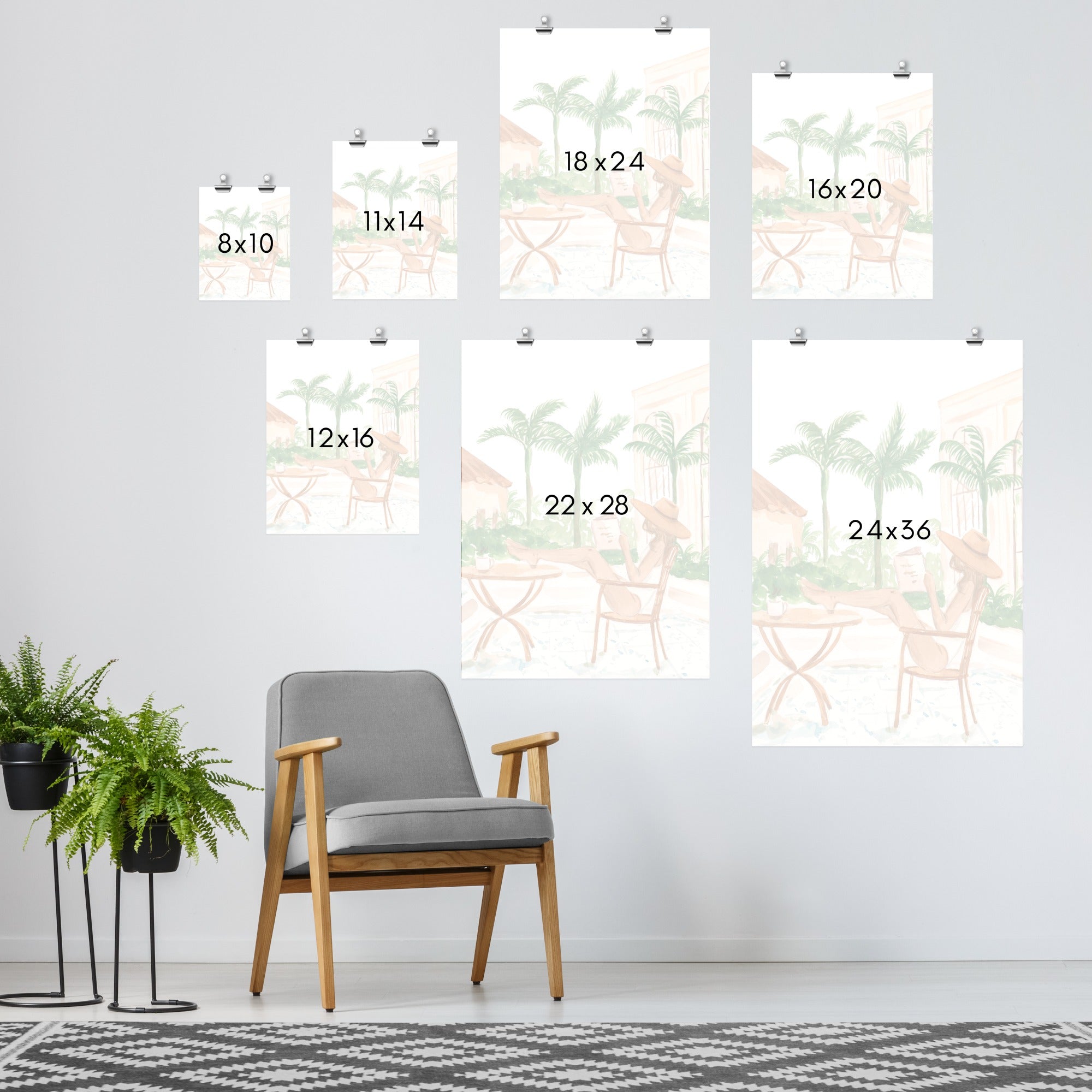 Vacation Mode Ii by Sabina Fenn - Art Print, Art Print, 12" x 16"