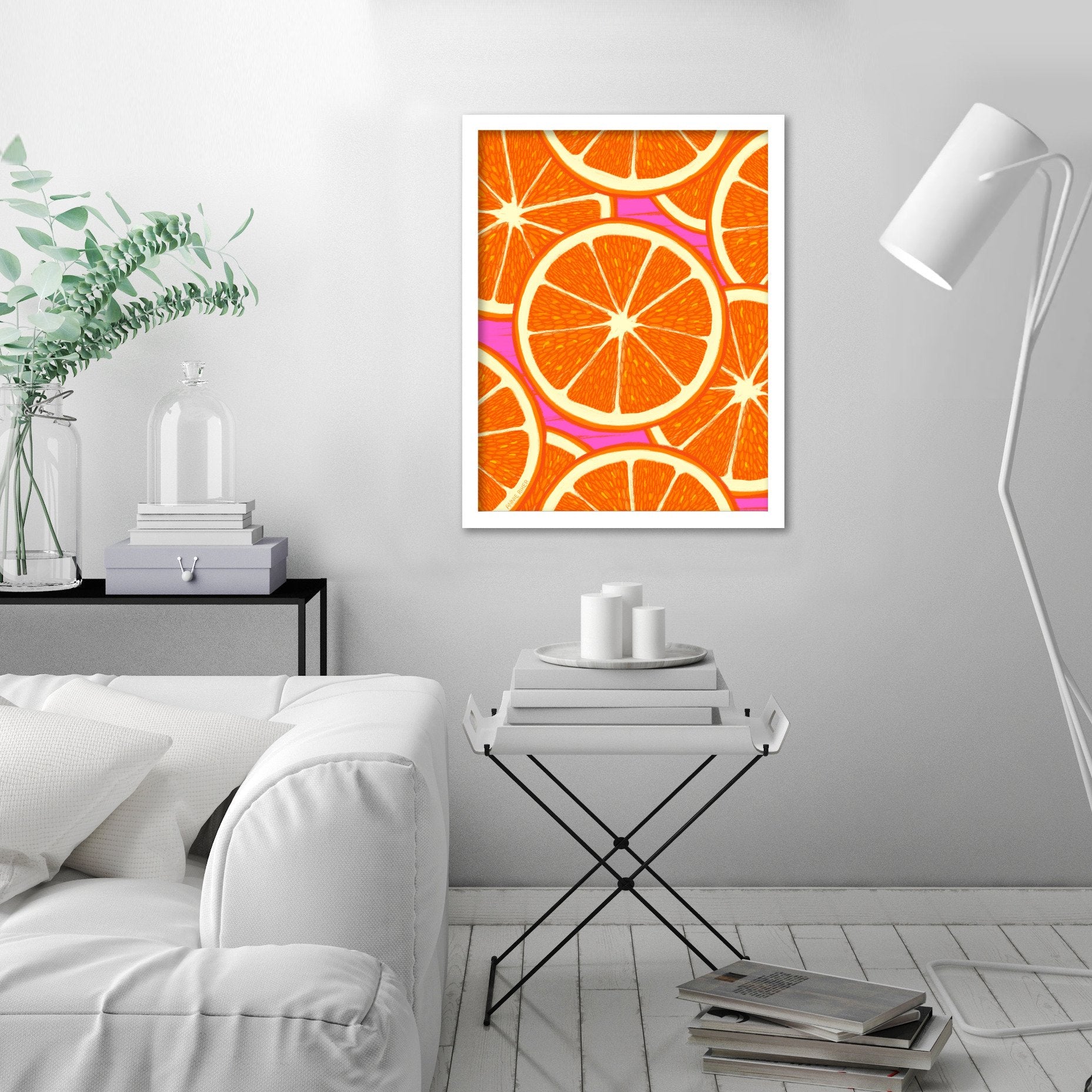 Orange Slices Merged by Annie Riker - Framed Print - Americanflat