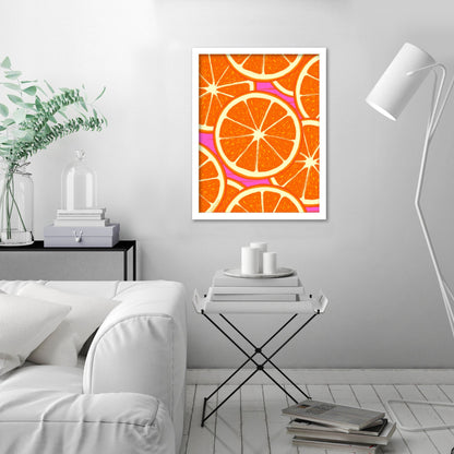Orange Slices Merged by Annie Riker - Framed Print - Americanflat