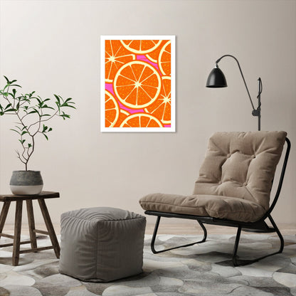 Orange Slices Merged by Annie Riker - Framed Print - Americanflat