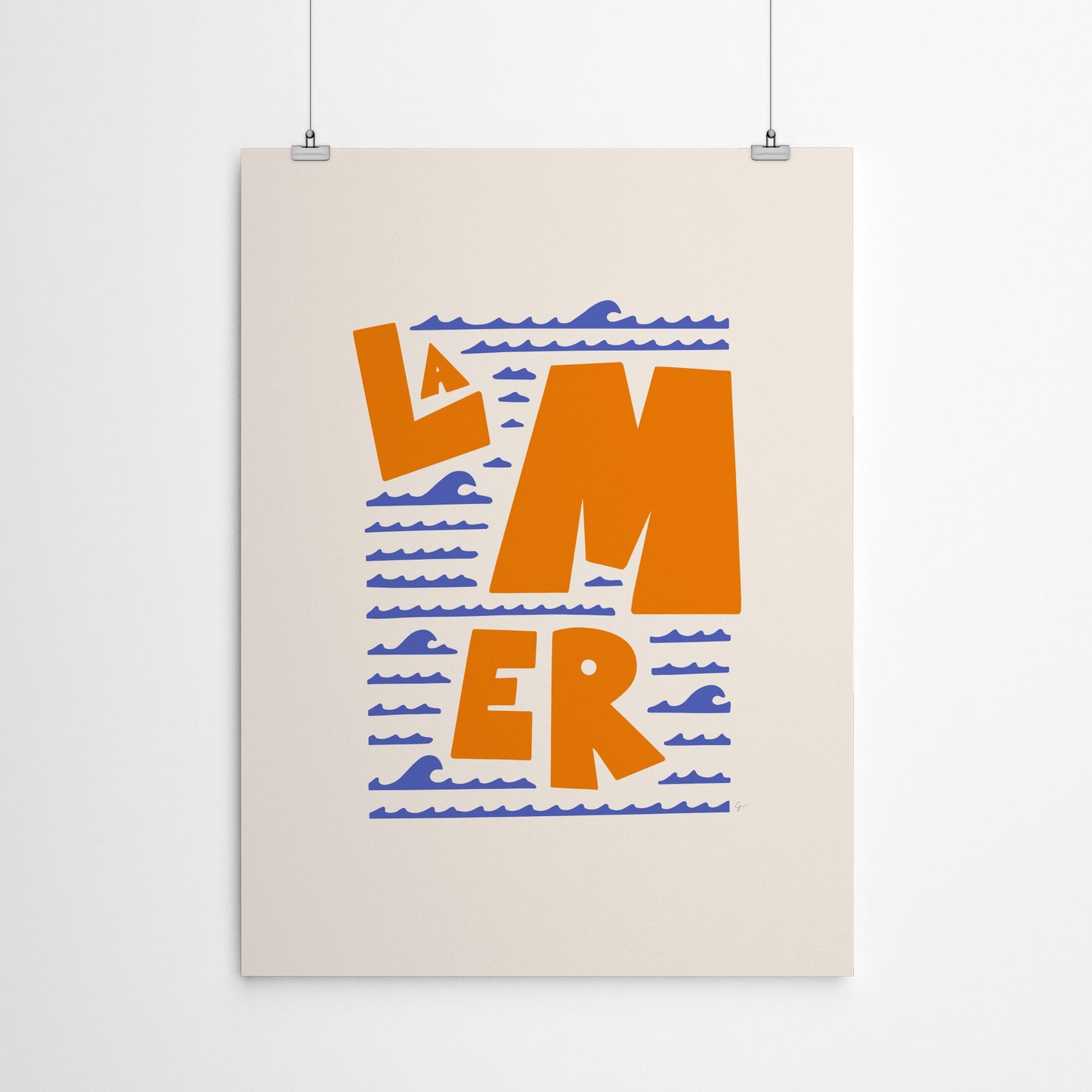 La Mer by Lyman Creative Co - Poster - Art Print - Americanflat