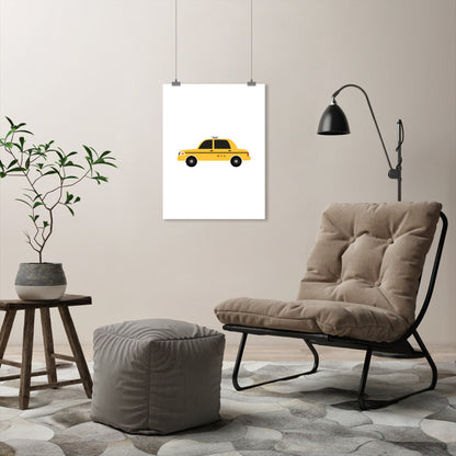 New York Taxi by Lyman Creative Co - Poster - Art Print - Americanflat