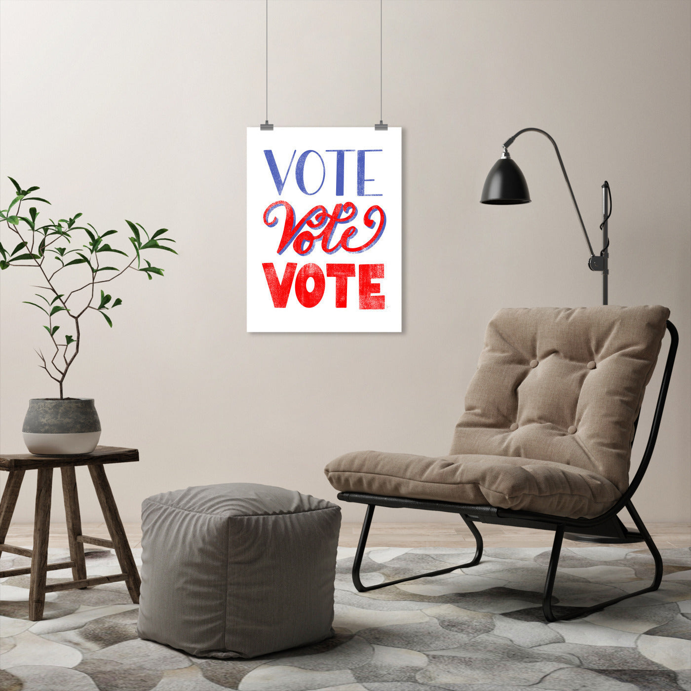Vote by Lyman Creative Co - Poster - Art Print - Americanflat