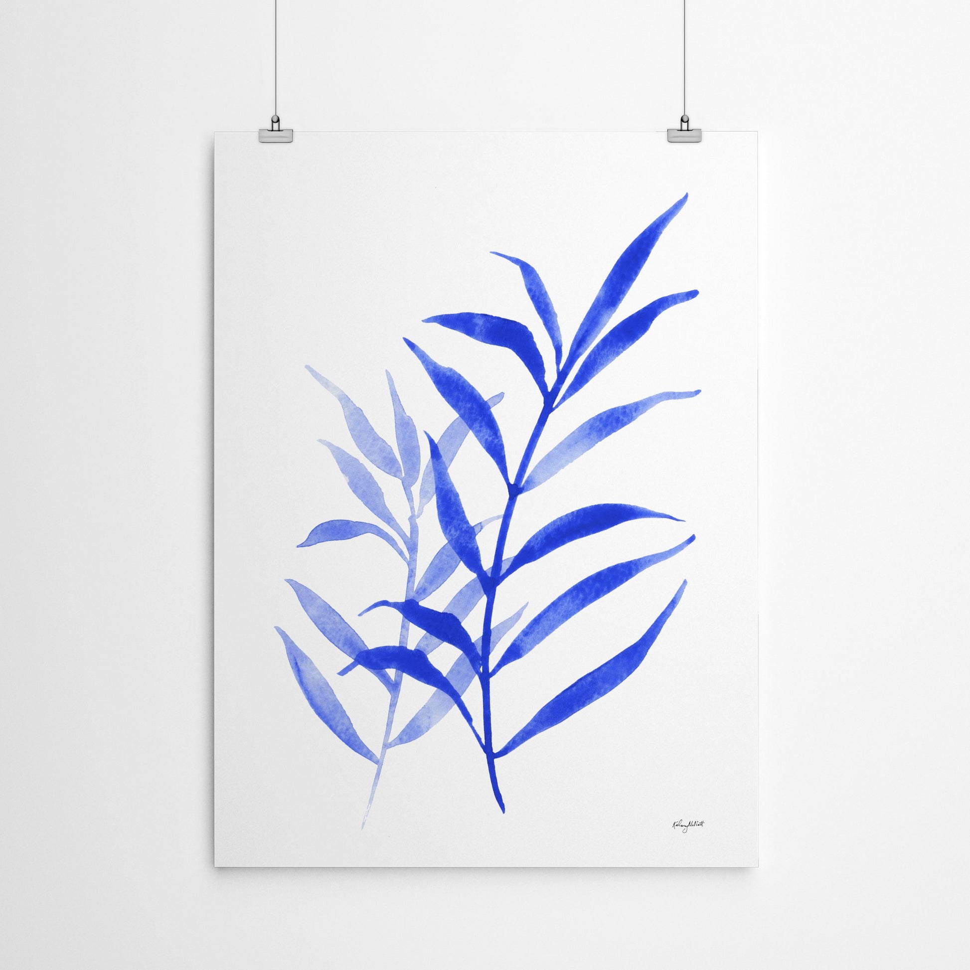 Blue Botanicals 2 by Kelsey Mcnatt - Art Print - Art Print - Americanflat