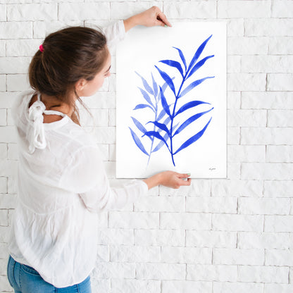 Blue Botanicals 2 by Kelsey Mcnatt - Art Print - Art Print - Americanflat
