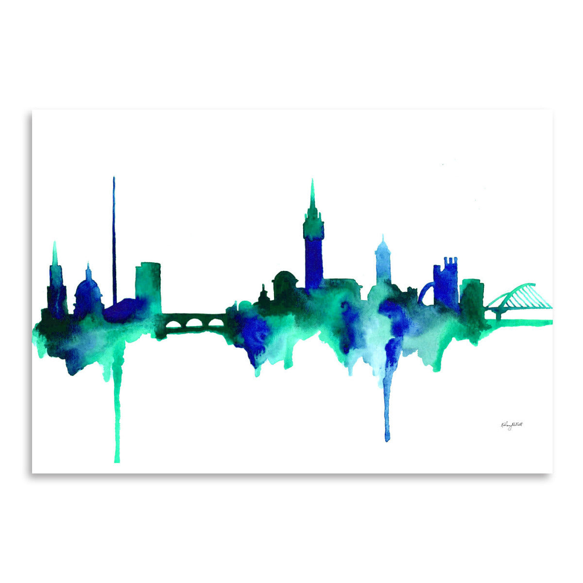 Dublin Skyline by Kelsey Mcnatt - Art Print - Art Print - Americanflat