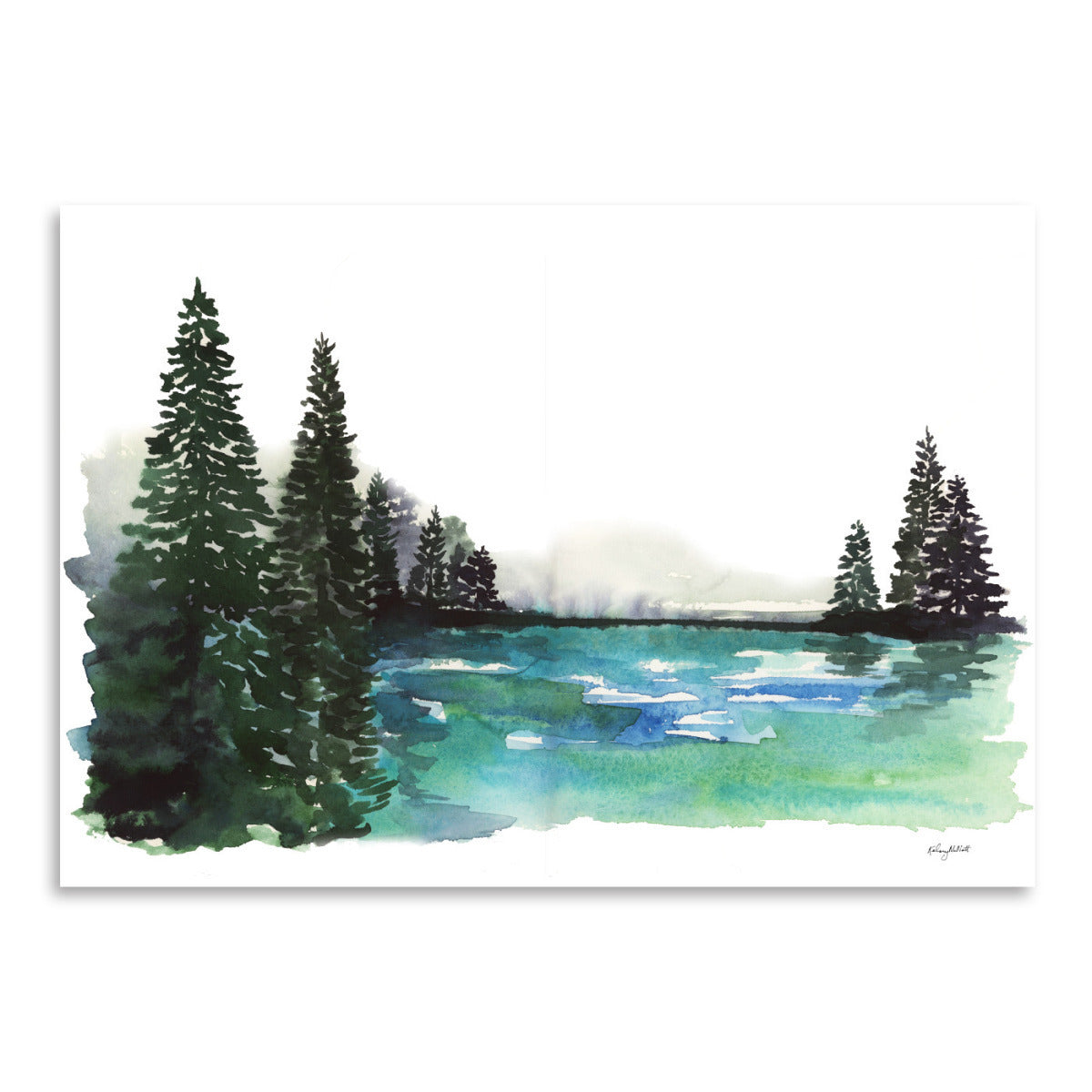 Forest Lake by Kelsey Mcnatt - Art Print - Art Print - Americanflat