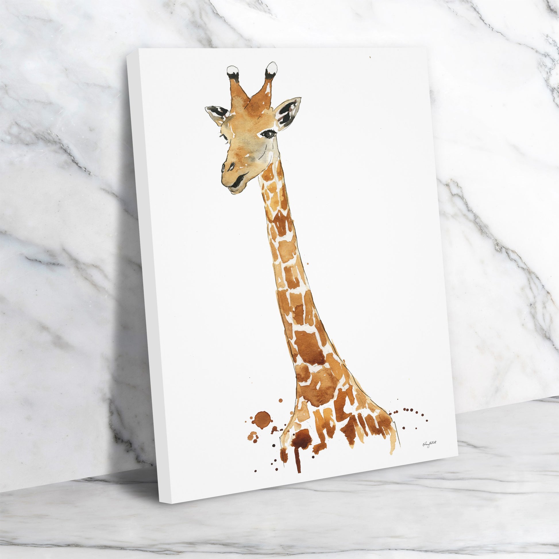 Giraffe by Kelsey Mcnatt - Wrapped Canvas - Wrapped Canvas - Americanflat