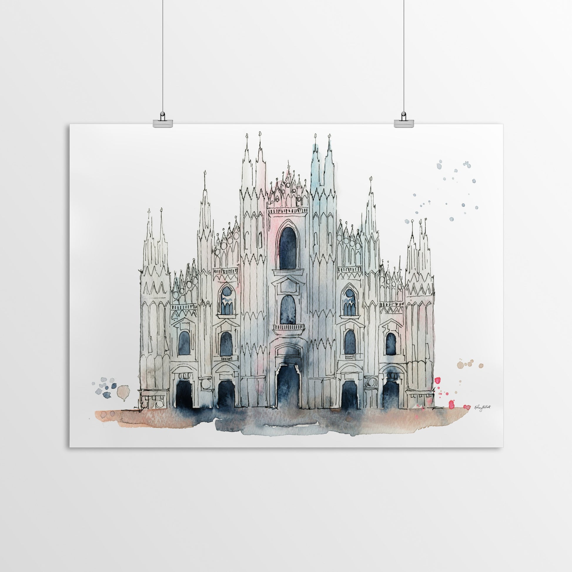 Milan Duomo by Kelsey Mcnatt - Art Print - Art Print - Americanflat